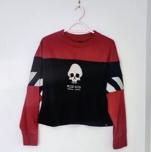 Star Wars Heroes & Villains Bad Batch Clone Force 99 Long Sleeve Crop Top Large